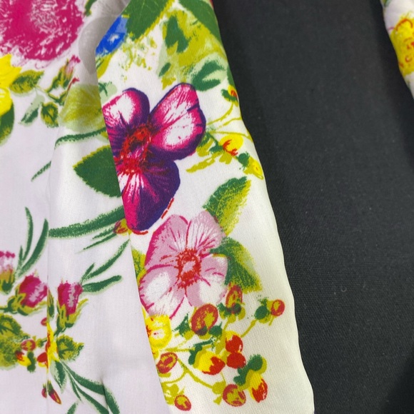 Under Skies Floral Blazer Jacket Size Small - Picture 5 of 9